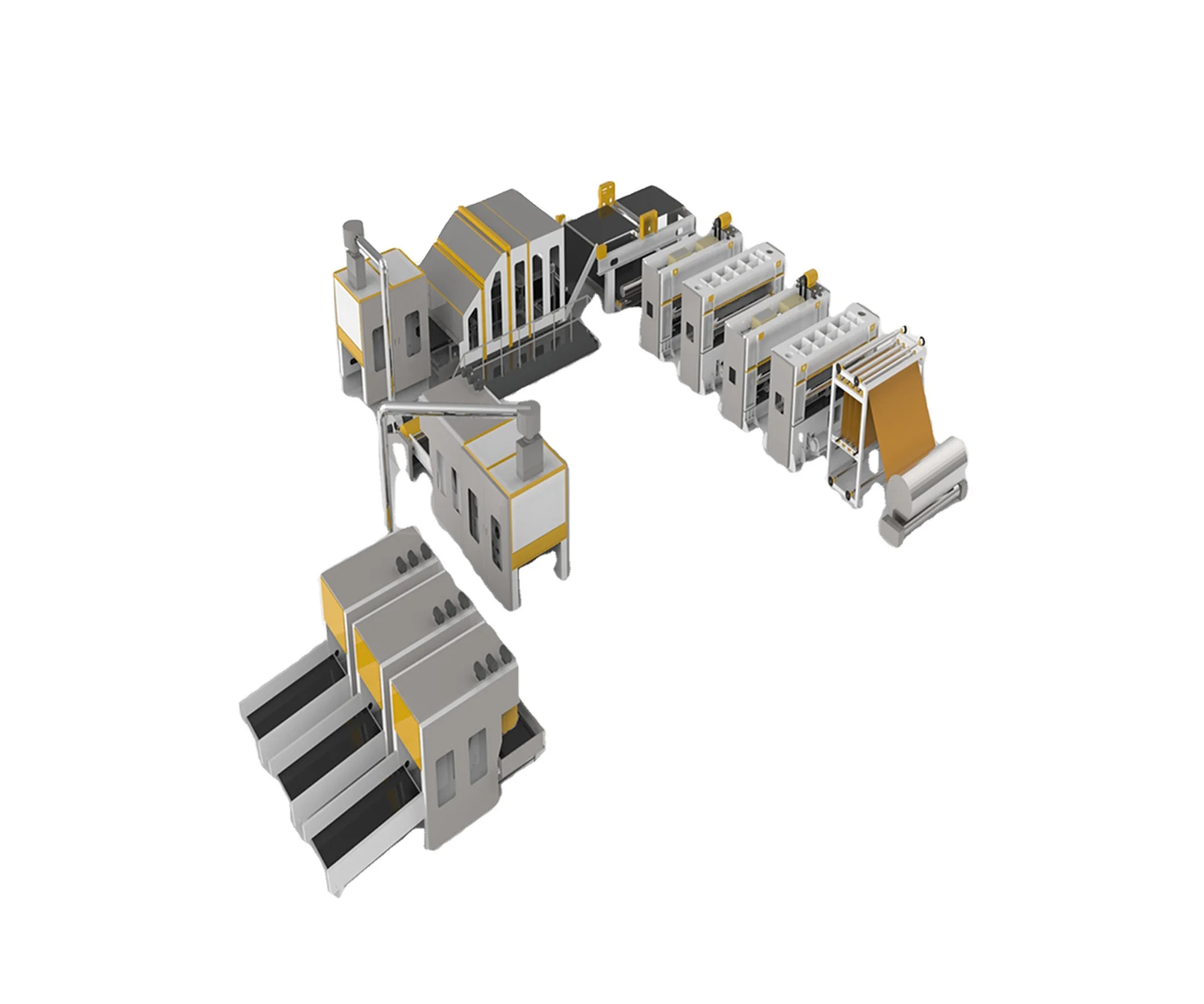 ALDT--4800mm PET Carpet Nonwoven  Production Line Needle Punching non woven making machine