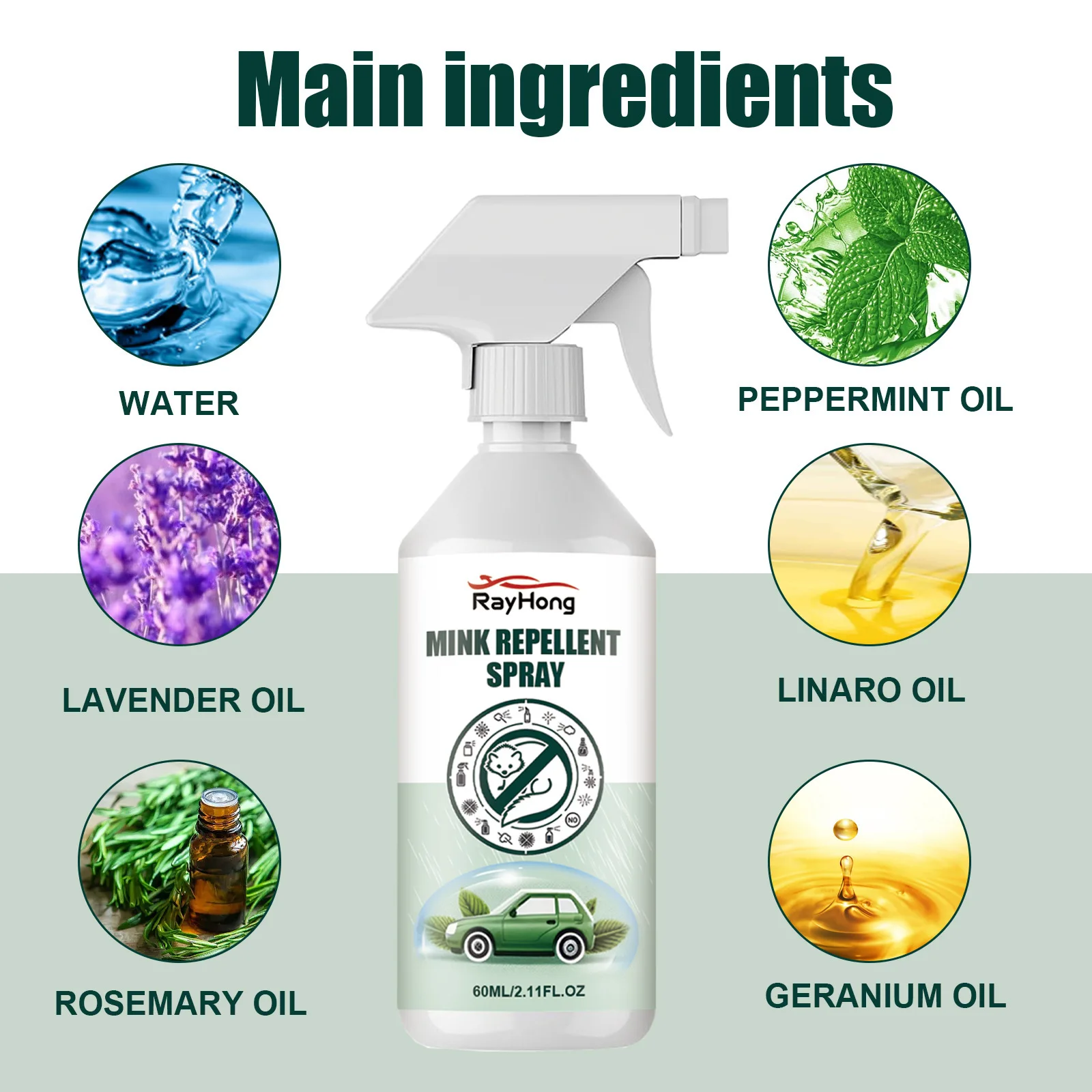 Wholesale Anti-Weasel And Mink-Repellent Spray Hot Sale Mink Repellent Spray For Car Engine Compartment