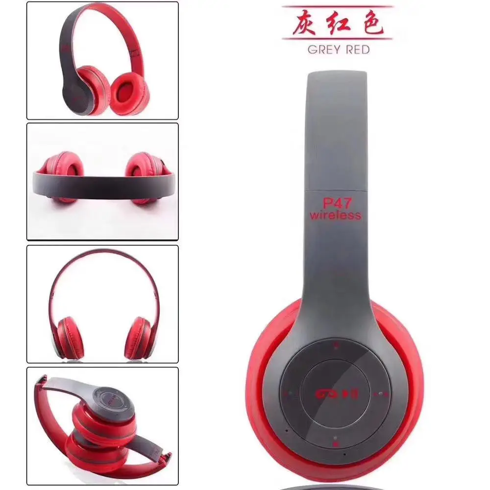  Беспроводные наушники P47 с Bluetooth картой памяти Hands Free
