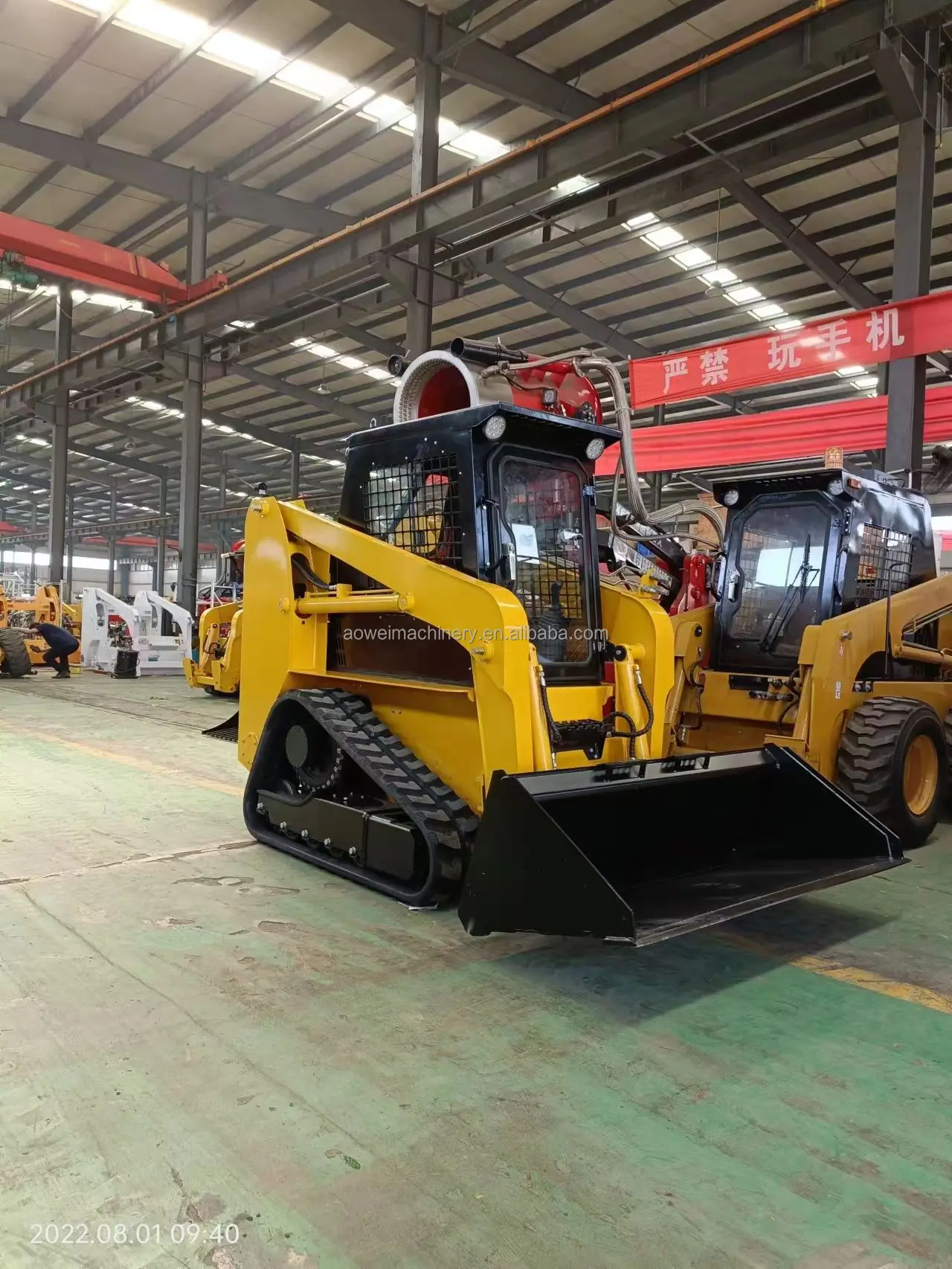 skid steer loader front end shovel loader Track-laying tractors color customized skid  tractor for sale  small skid steer