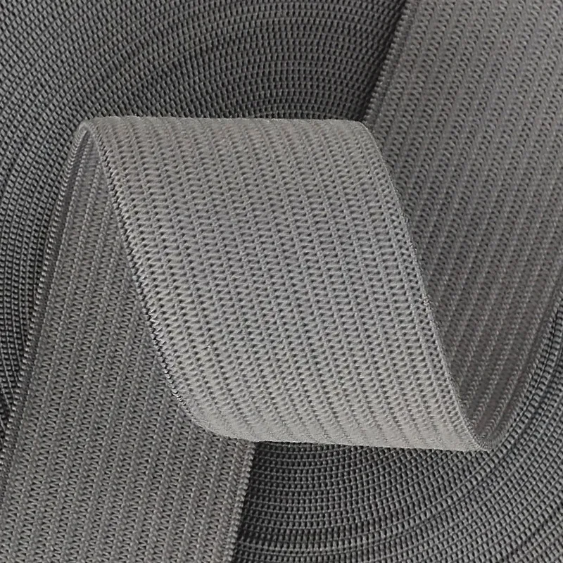 30mm Polyester Nylon Webbing Belt Knit Clothing Waistband Underwear Elastic String Rope