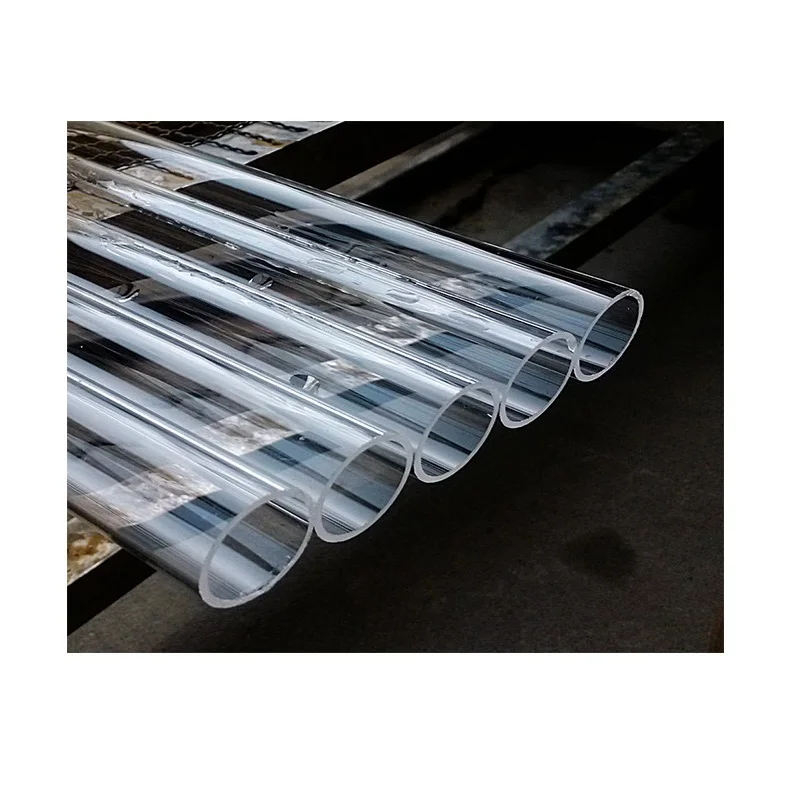  Customizable refractory 100mm Large Diameter Vacuum Quartz Tube