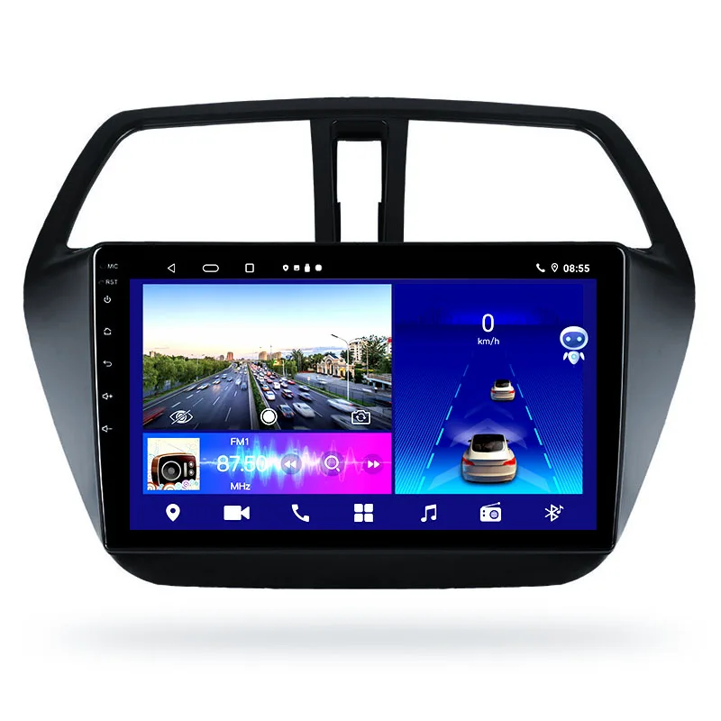 1 Din Car Radio 9 inch HD Auto radio Multimedia Player Android Car For SUZUKI SX4 2012 2016