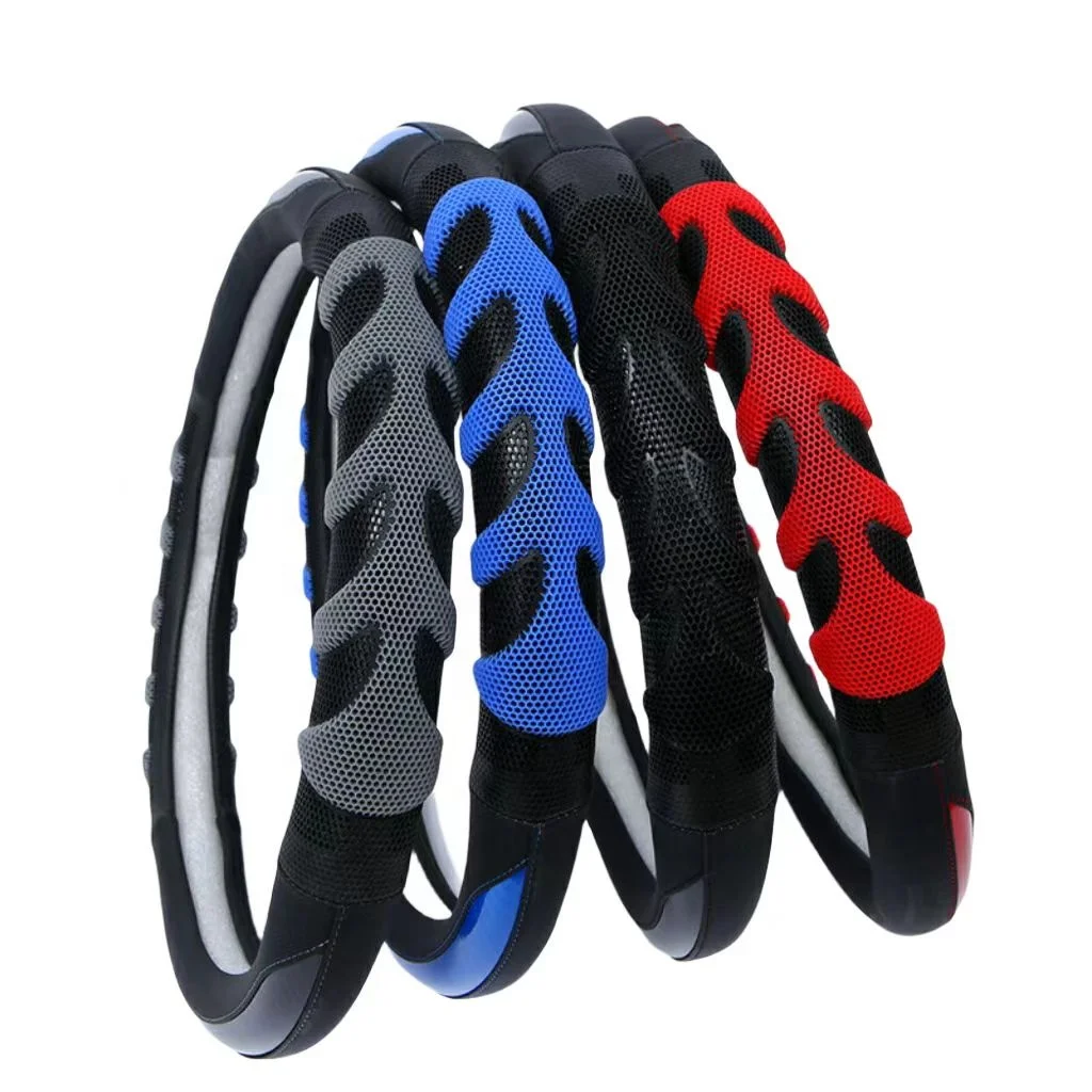 3D honeycomb type Universal Leather Car Steering Wheel Cover