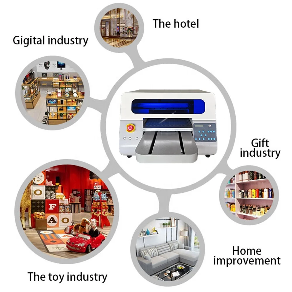 TIFFAN china manufacturer uv flatbed printer raised letters cd dvd printing machine