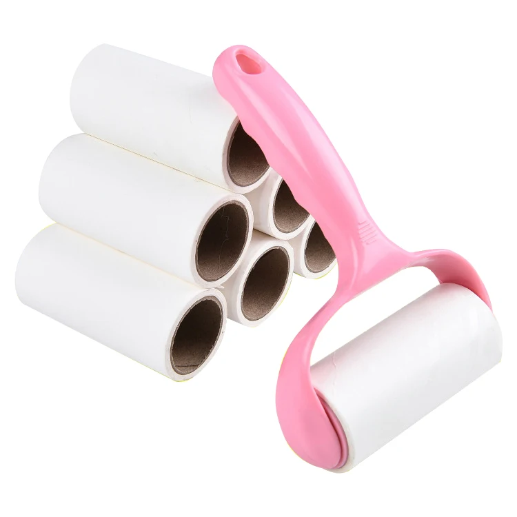 2024 New Designer Lint Roller Ball for Pet Hair Clothes Furniture Handle Convenient Pet Hair Remover Roller