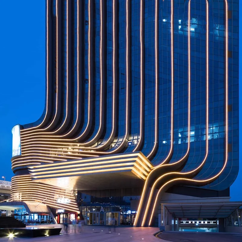 LED Neon Flexible 24 v Facaded Light IP68 Side Bend Waterproof LED Flex Linear