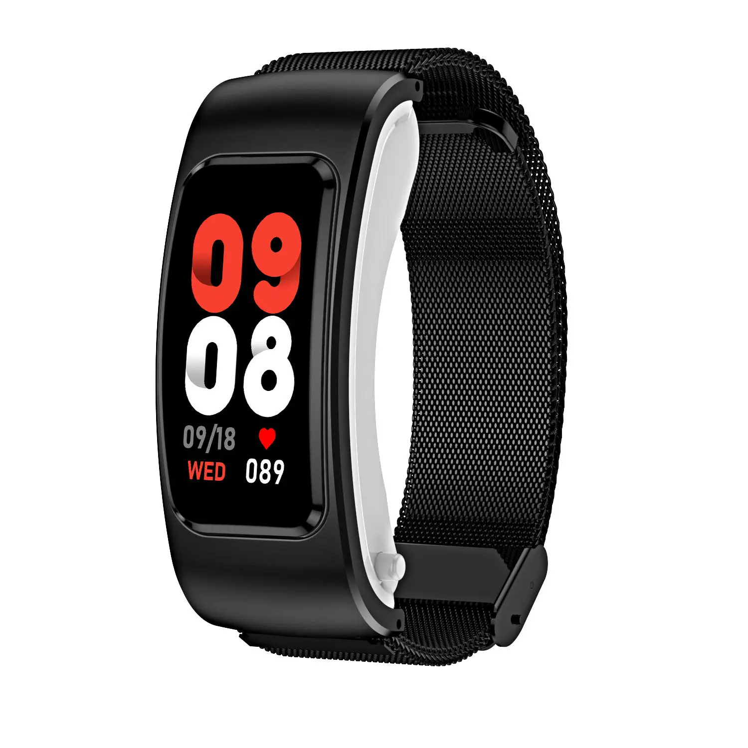 New K60 Bluetooth Wireless 2-in-1 Earphone Smart Watch Health Tracker Fitness Bracelet Smart Wristband Bluetooth Headset