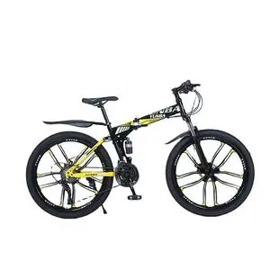 
China bike factory hot sale carbon steel/aluminum alloy frame 26/27.5 inch folding bikes large stock 