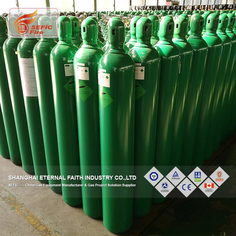 Медицинский кислородный баллон 40L 50L 150bar 200bar рабочее давление