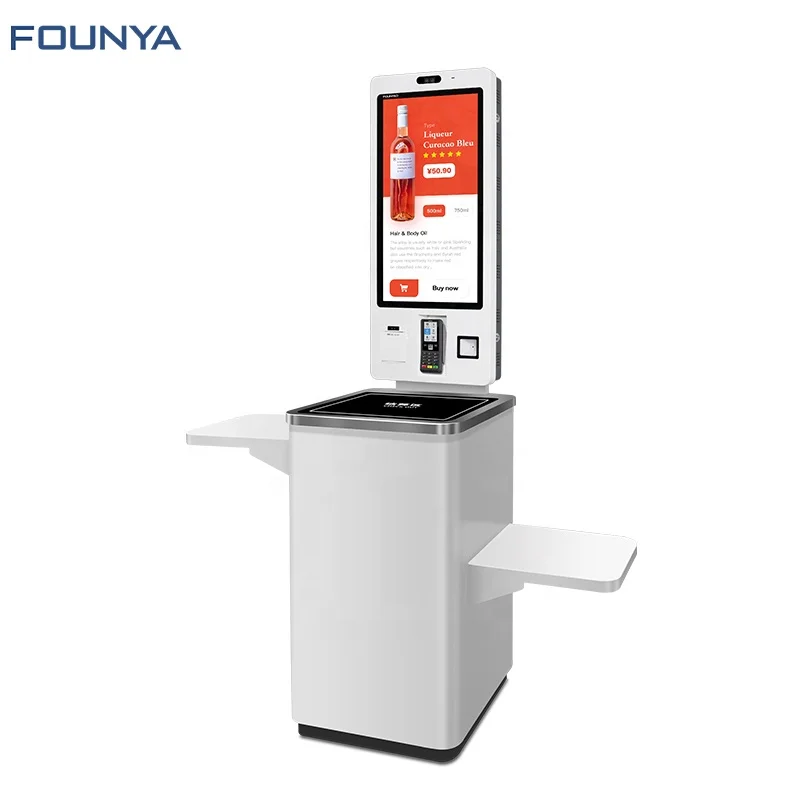 Unmanned Grocery Store Smart Convenient Shop Self Checkout Service Equipment Unattended Payment Terminal