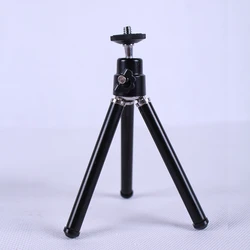 1/4 Lightweight Portable Metal Tabletop Phone Tripod Aluminum Mini Camera Handheld Tripod for Webcam