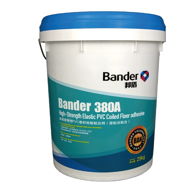 380A-11#High Strength Elastic PVC Flooring Adhesive for size 25KG PVC Flooring Glue