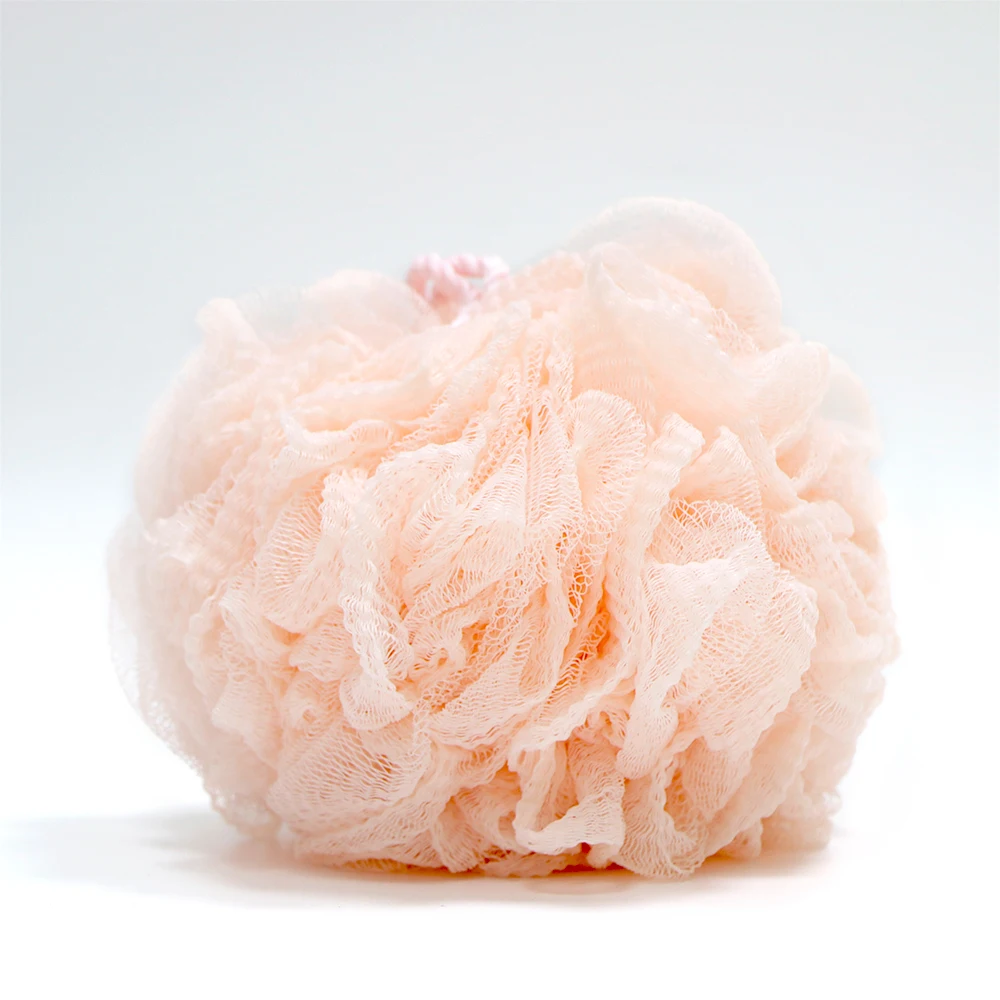 100g Crumpled Design Bath Sponge Loofah Bath Ball Extra-Large Mesh Puff Scrubber Big Full Lather Cleanse Exfoliate