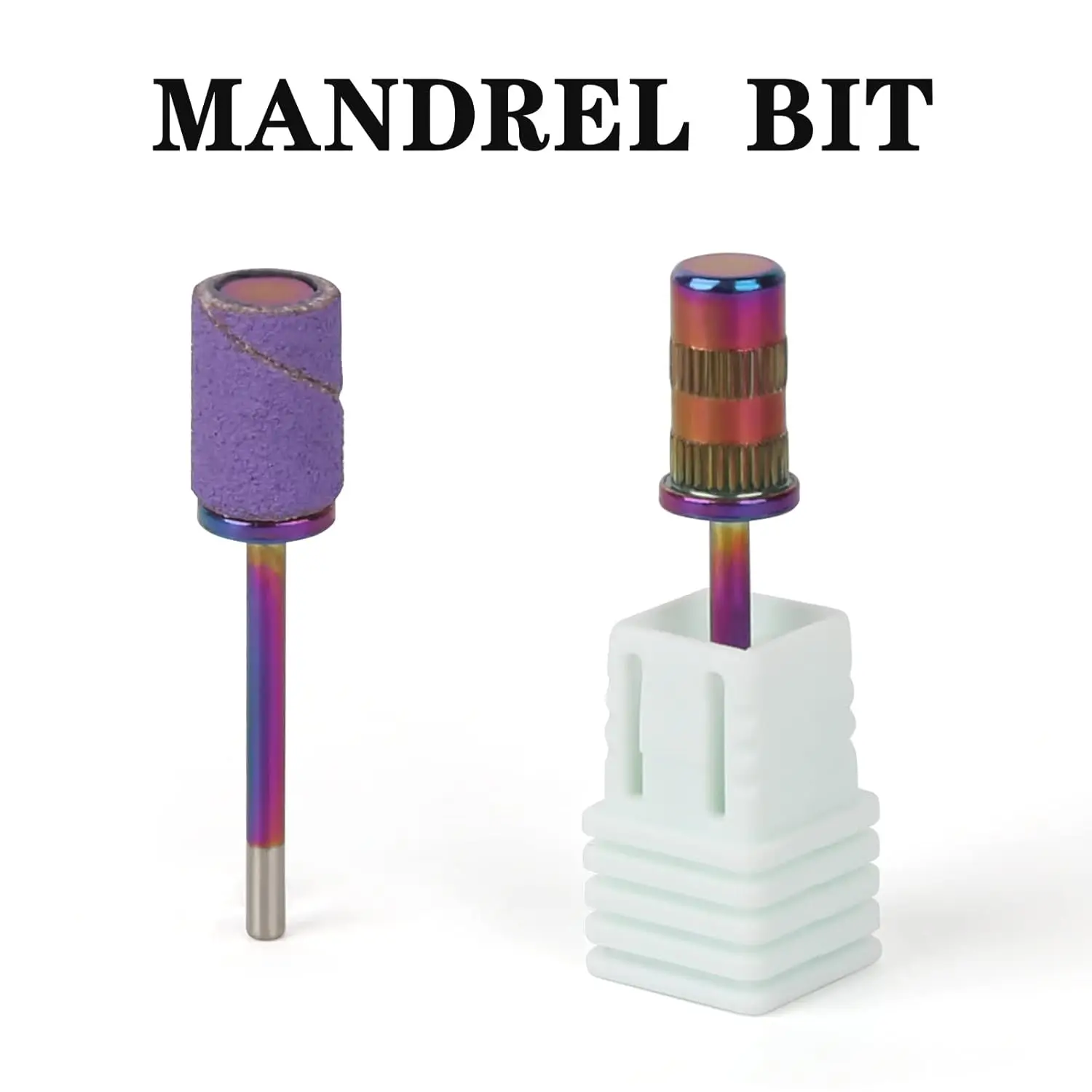 #80 #150 #240 Grit Nail Sanding Bands Manicure Tool Rotary Circle File Nail Sanding Bands