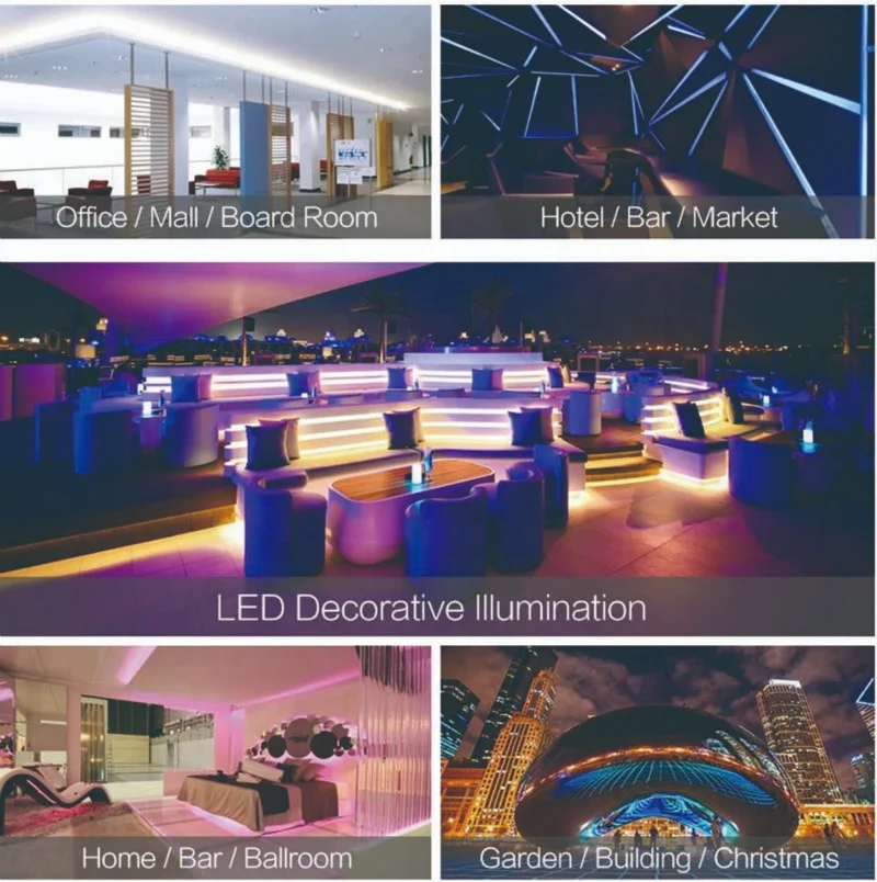 Tuya Smart  WS2811 LED String 12V Addressable RGB Waterproof LED Strip Program