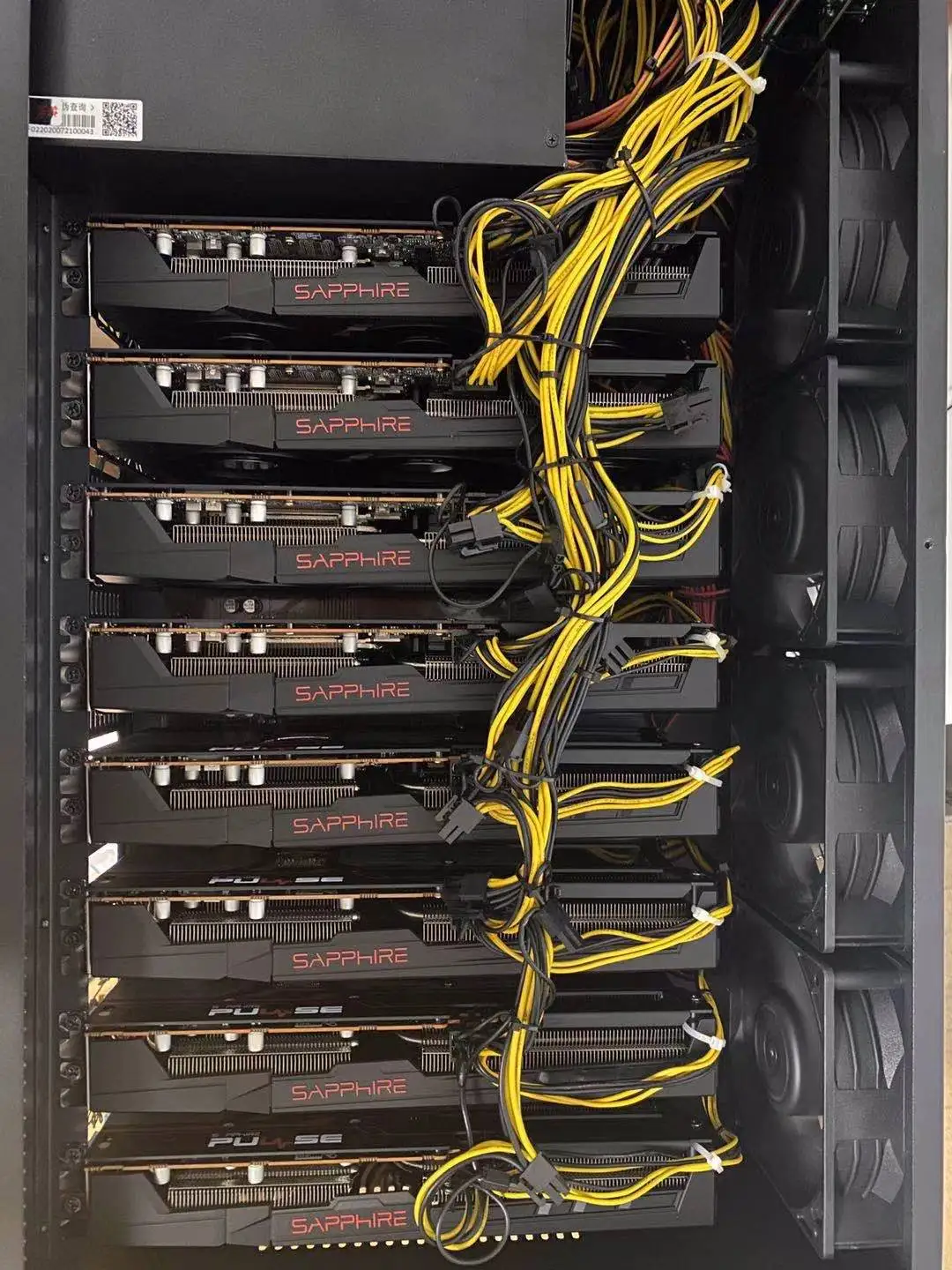 Высокоэффективная графическая карта для майнинга GPU 8 RX580 8GB 220MH/s ETH Mining