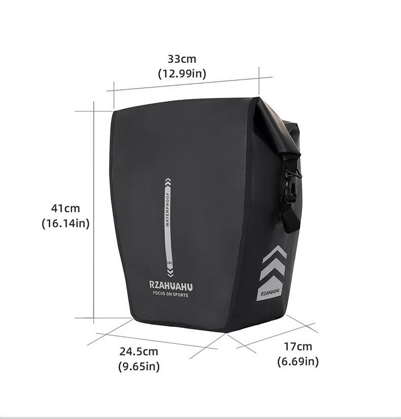 XL215 Outdoor Sports Travel Bike Bags Fashion Large Capacity Bicycle Rear Seat Tail Bag Anti Water Cycling Bicycle Pannier Bag