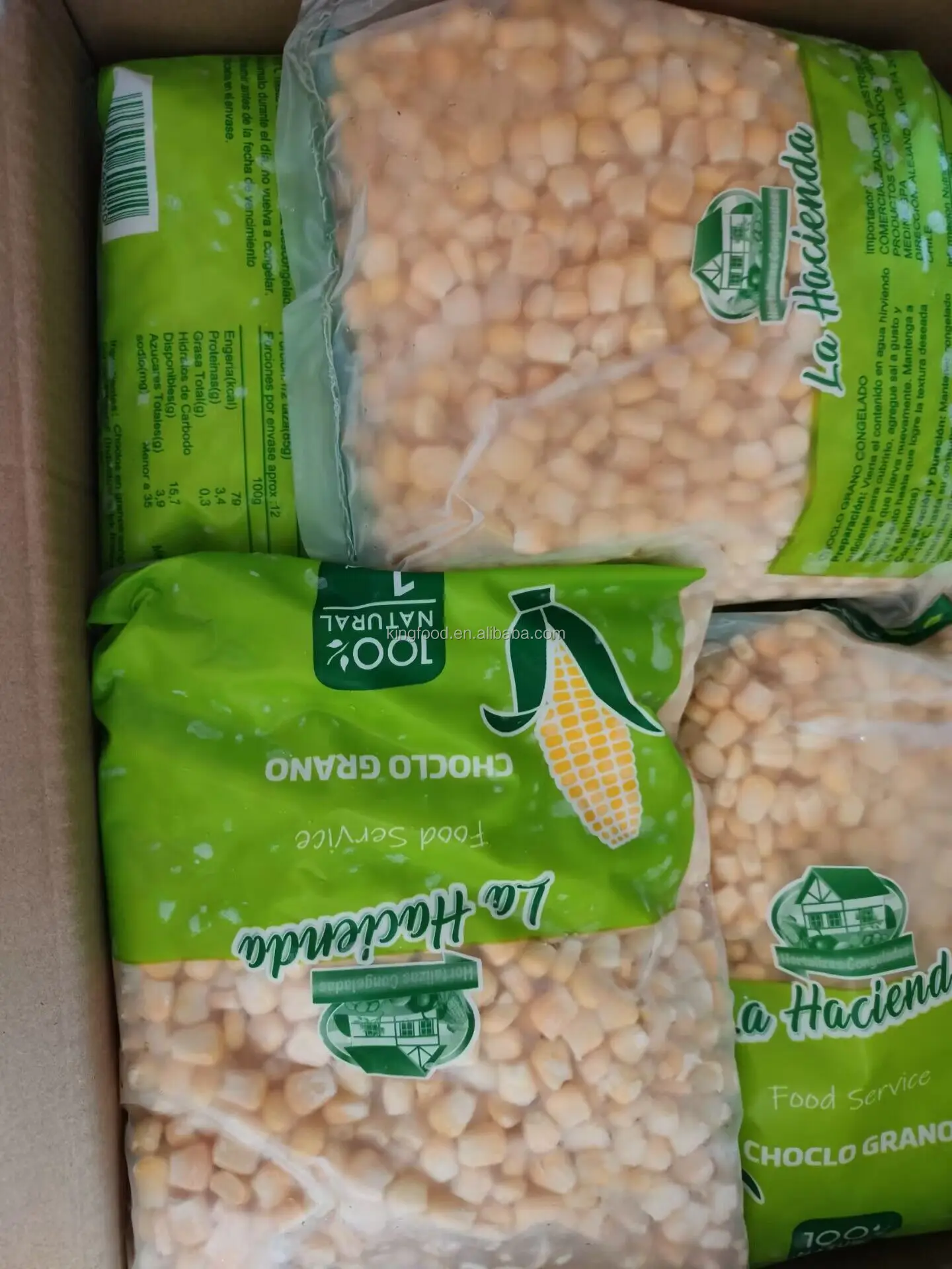 2024 New Season Frozen Whole Kernel Sweet Corn Frozen Vegetable in PE Bag Factory Price High Quality from Manufacturer 1KG