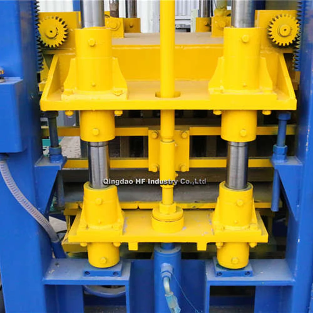  QT8-15 Full automatic concrete interlocking hollow bricks block making machine /Color Paver plant