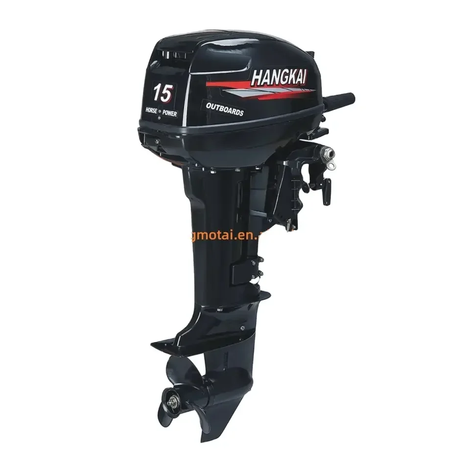 Hot Sale HangKai Boat Engine Ship Outboard Motors New Saltwater 18HP 2 Stroke Gasoline Outboard Motors