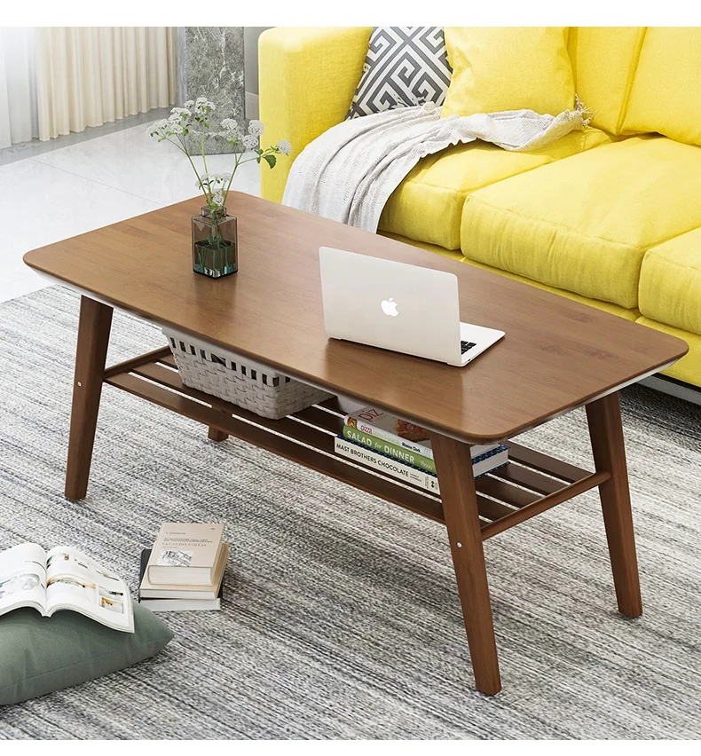 
Haichuan Bamboo Tea Table Eco-friendly Coffee Table Center Table 