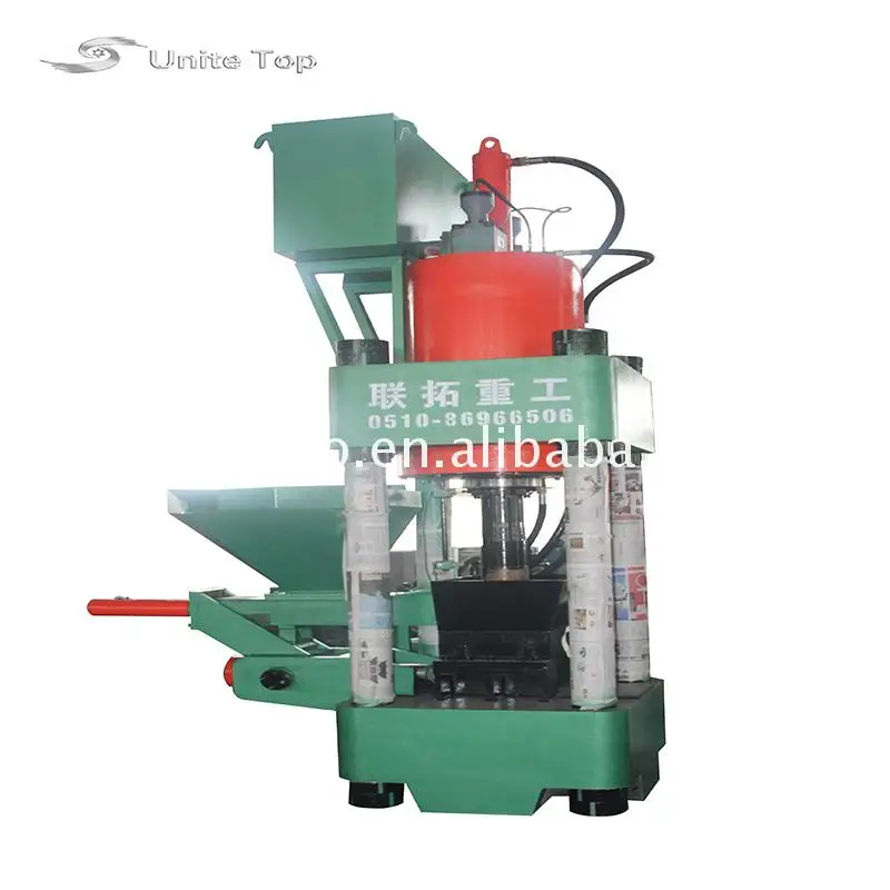 
Aluminum scrap chip briquette press machine 