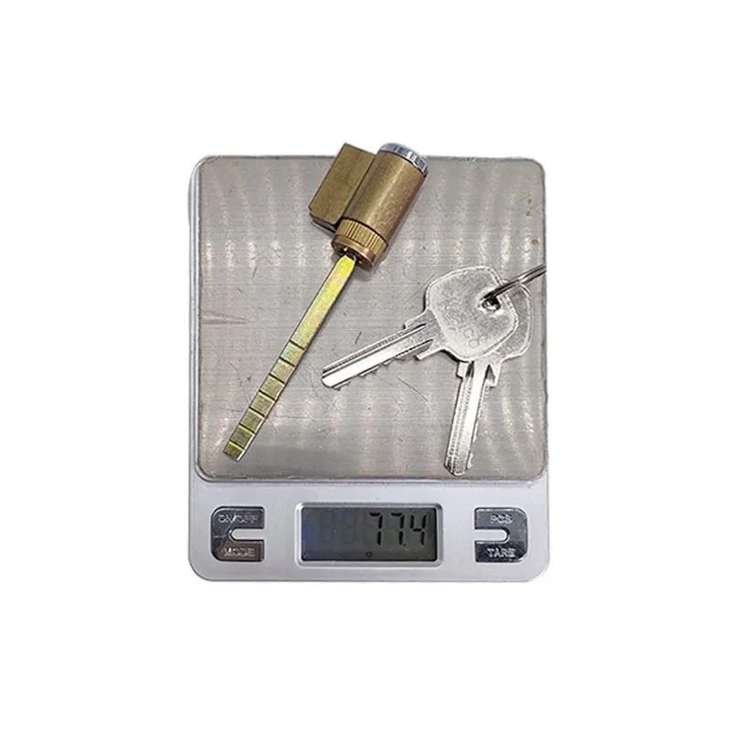 Aluminum Door Window Lock Body Accessories Old-fashioned Yellow Brass Lock Cylinder