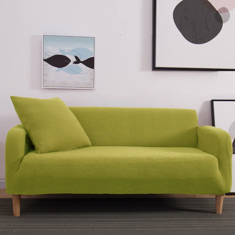 Wholesale Universal Knitted Thick Sofa Cover Single And Double Three Seat Sofa Cover Full Sofa Cushion Cover