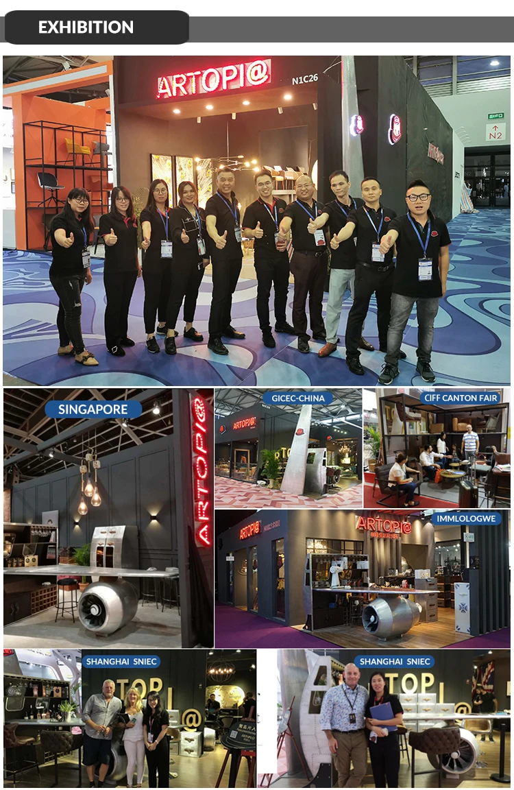 Home solid industrial cabinet furniture aluminum sideboard