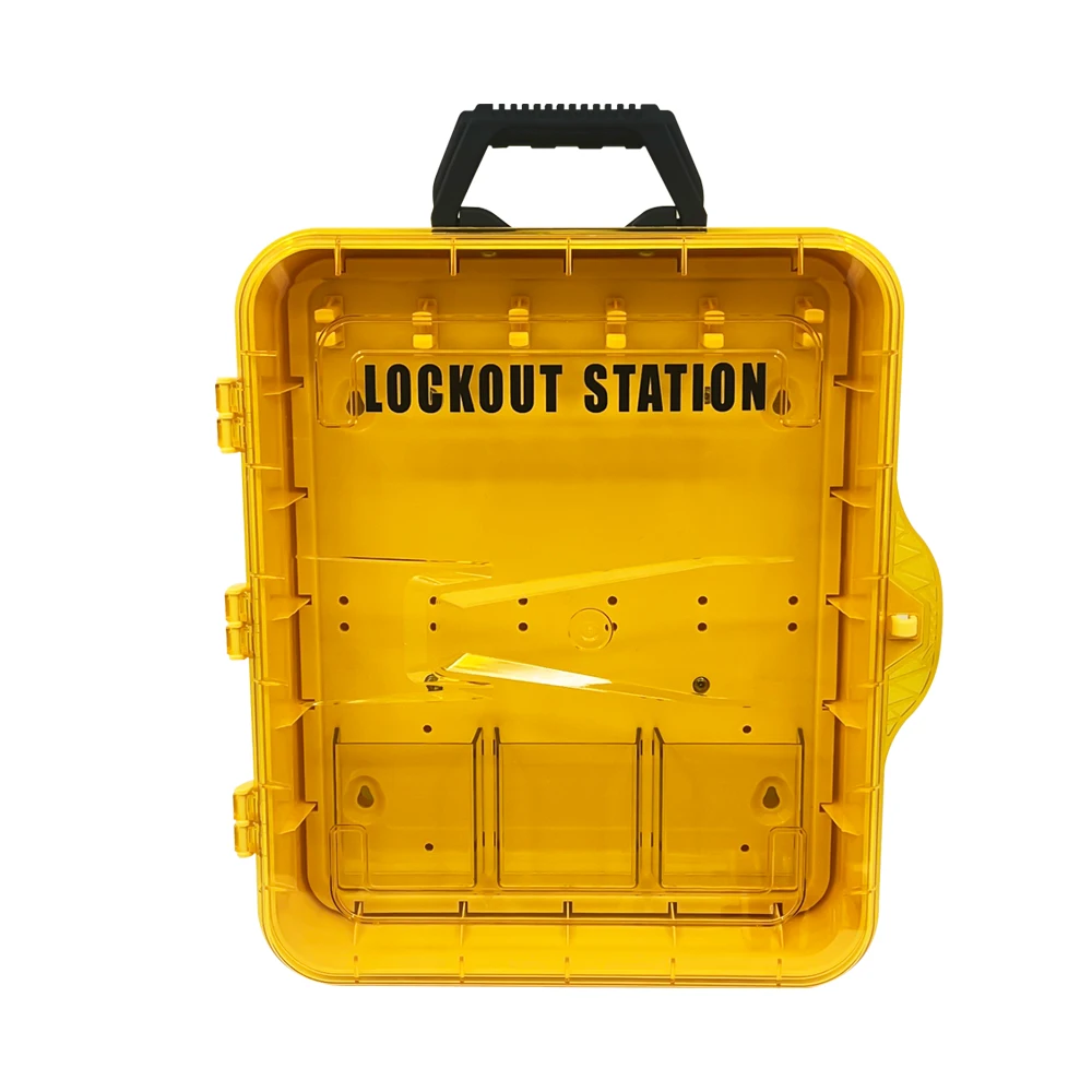 Portable Multi-Purpose Safety LoTo Lock Tagout Groups Cabinet Lockout Padlock Station to 20 Locks