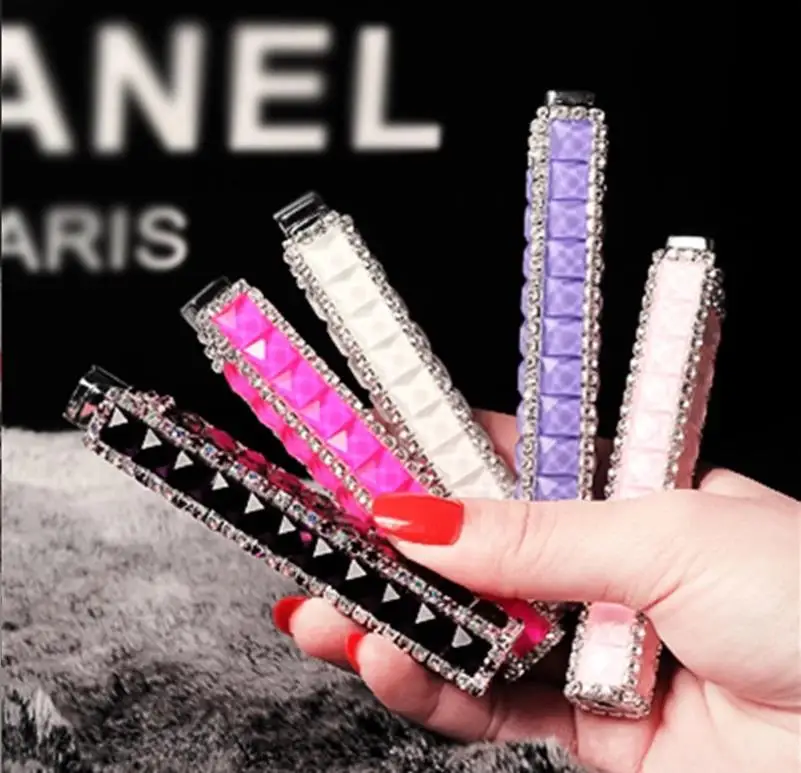 Diamond Lighter Windproof Flame Double-sided Press Lighter Rechargeable lighter