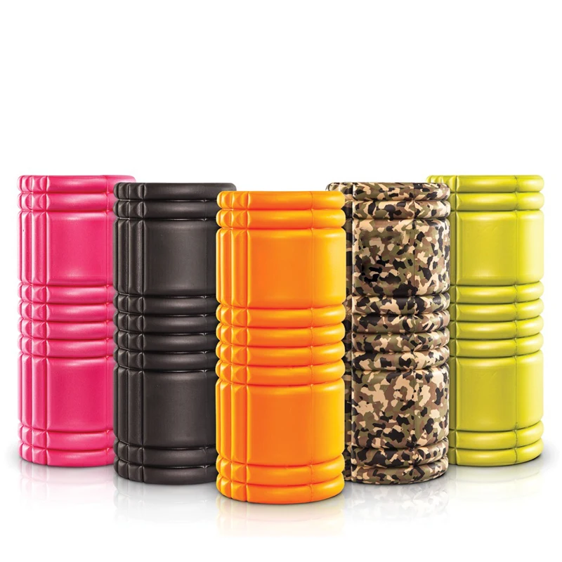 HUAYI Manufacturer Personalised Yoga Column Foam Roller Muscle Massage Pilates Exercise Fitness Hollow Massage Foam Roller
