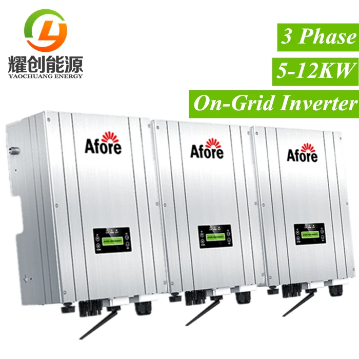 Goodwe Growatt 5-12kw MPPT solar panel energy on grid inverter system for home