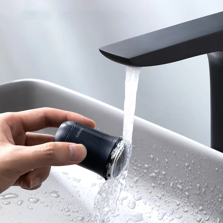 
Mini Rechargeable Electric Waterproof rotary cordless shaver 