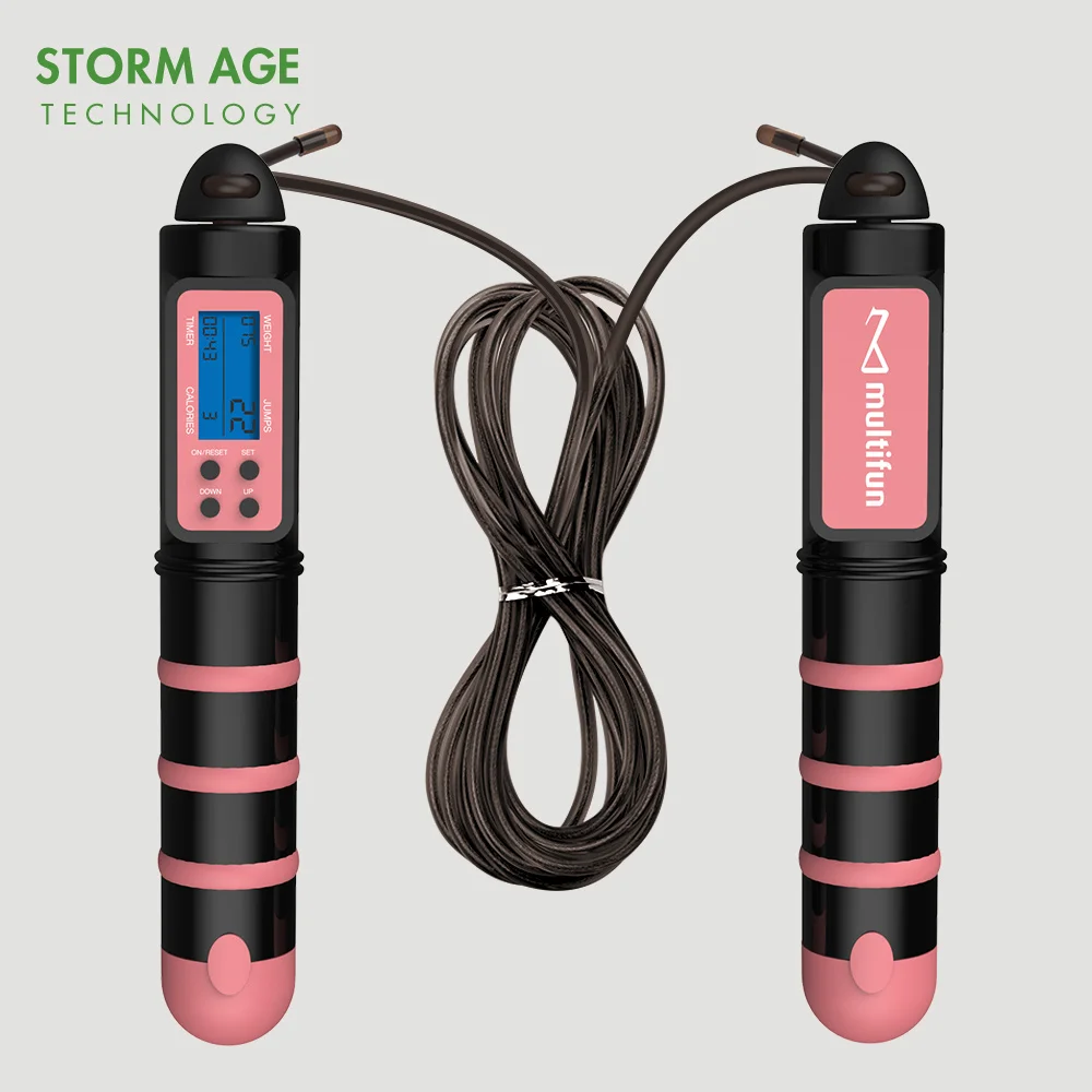 Customized logo skipping rope calorie consumption counting skipping rope adult sports skipping rope