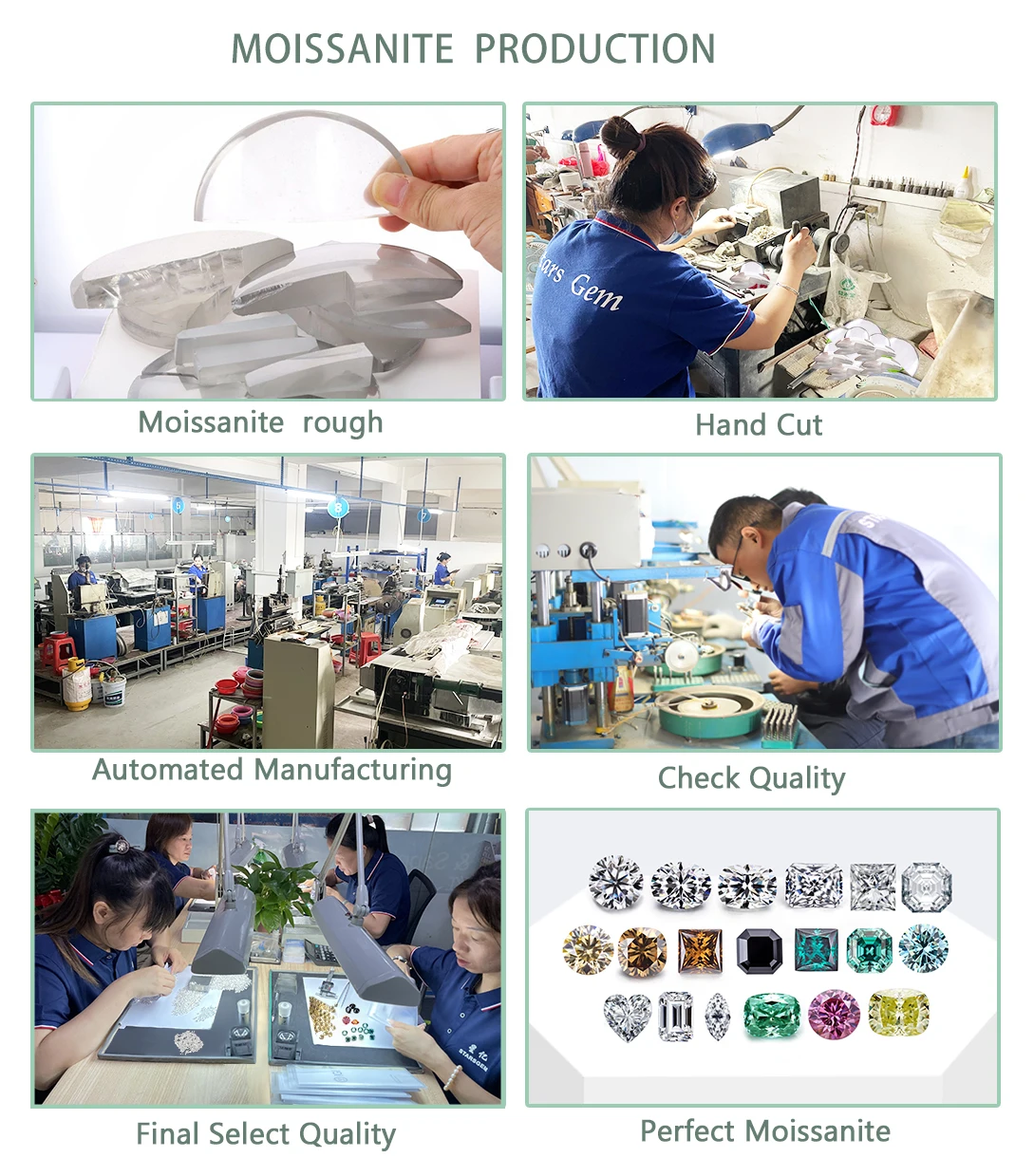 Starsgem manufacturers wholesale 1mm to 3mm flawless colorless lab real small size white DEF VVS loose stone melee moissanites