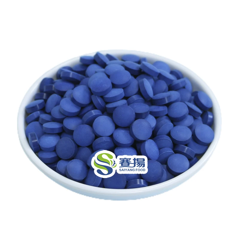 Manufacturer Supply Blue Spirulina Tablet Phycocyanin Tablets 200mg Phycocyanin Supplement