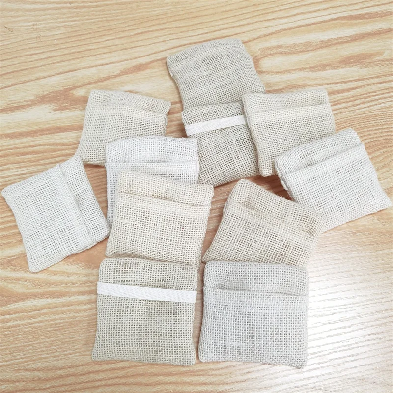 BSCI Personalized Burlap Hessian Jute Drawstring Bag For Christmas Wedding Party Favor Seed Jewelry Craft Dust Burlap Pouch Logo