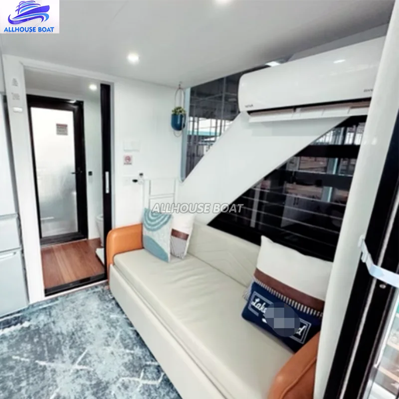 House Boat Luxury Floating Water House Pontoon Boat Yacht Luxury Boat Houseboat