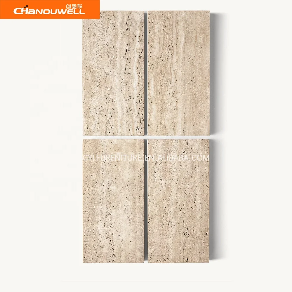 2023 new CHANOUWELL  Outdoor Patio Set Outdoor Reinforced  Fire Pit Limestone  Rectangular Fire Table