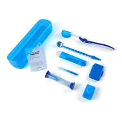 Portable Orthodontic Toothbrush Kit Oral Care Dental Travel Kit Braces Cleaning Kit