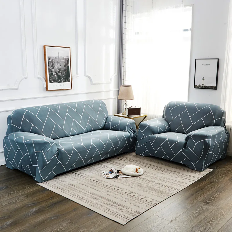 Professional Manufacturer High Quality Flower Pattern Sofa Set Furniture Protective Cover Cushion Cover Sofa 4 Seater