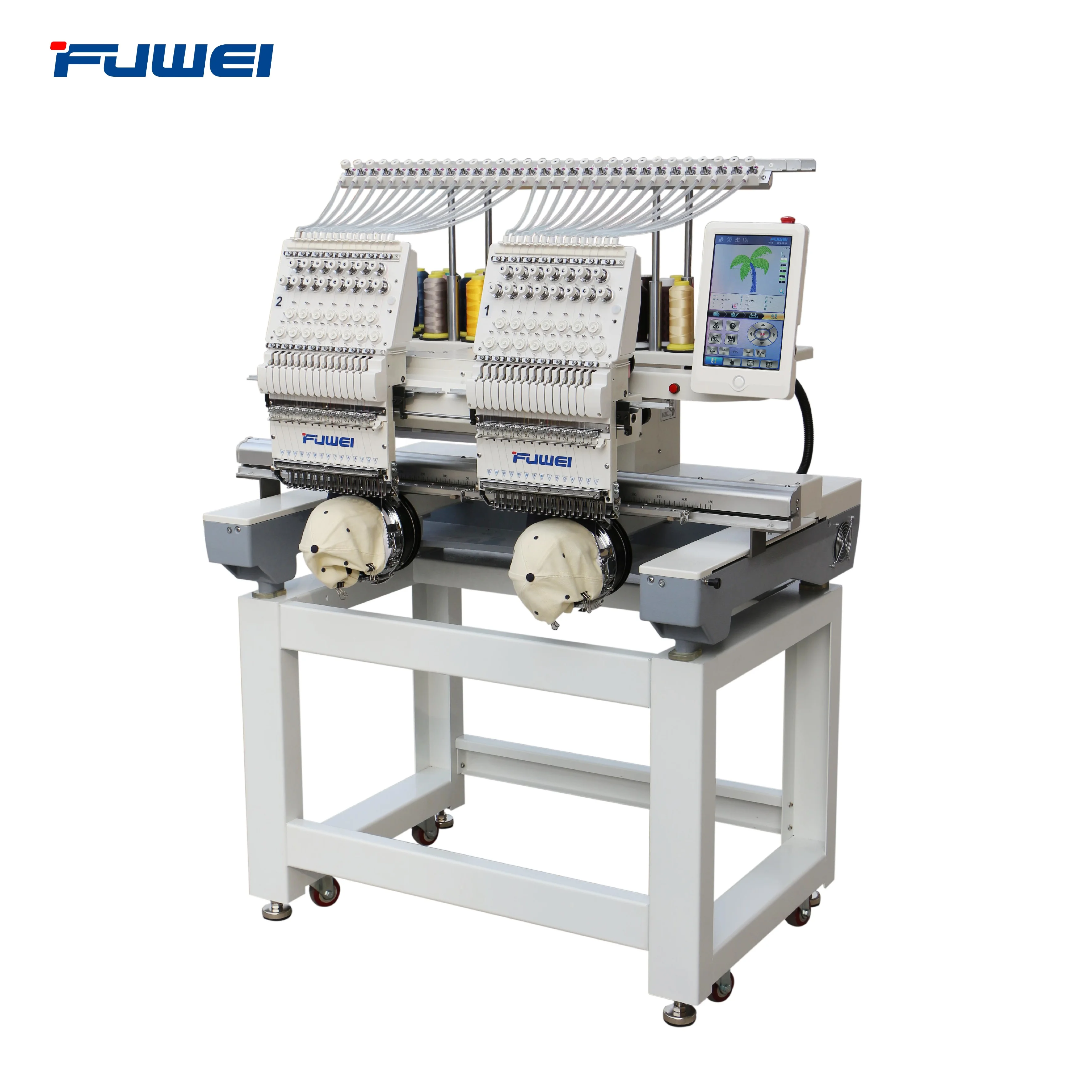 fuwei single 2 4 6 head 12 needle  computer household embroidery machine