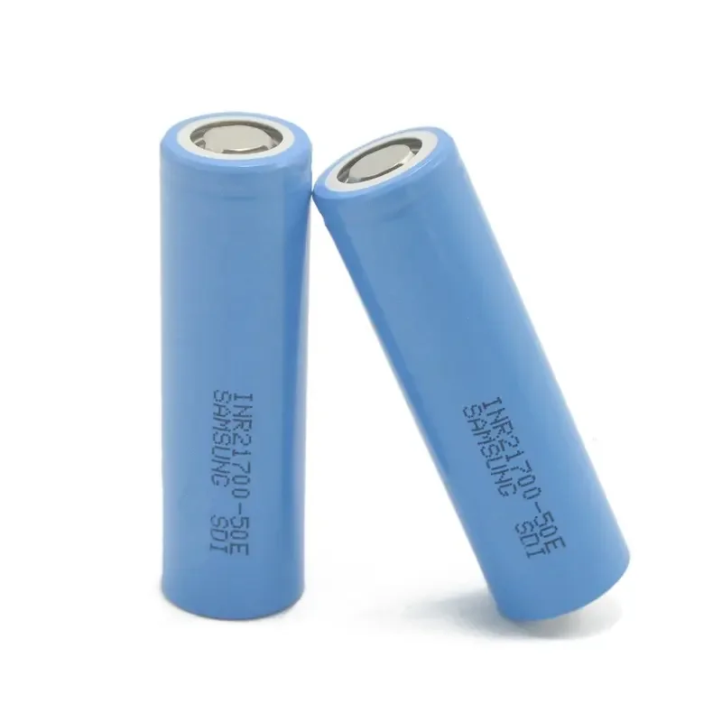 original high capacity cylindrical power 50E Rechargeable Battery 30A 21700 5000mah 3.7 v 21700 lithium battery