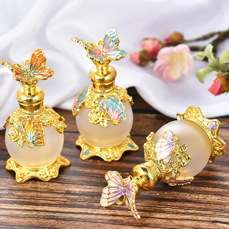 Antiqued Vintage Craft Gift Home Decoration Arabic Perfume Bottles 15ml