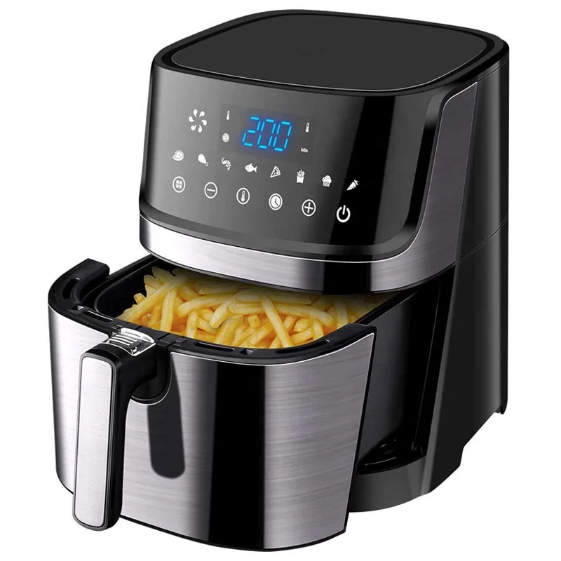 Kitchen accessories stainless steel  7.5L 9L  manual electric deep fryers large capacity  air cooker fryer