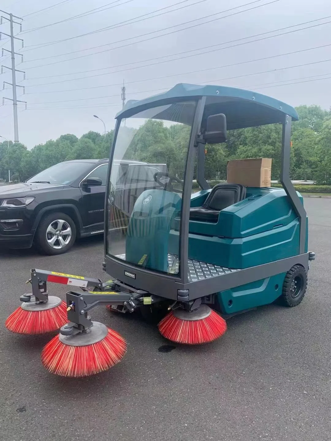 mechanical floor sweeper electric sweeping sweeper driving type electric sweeper