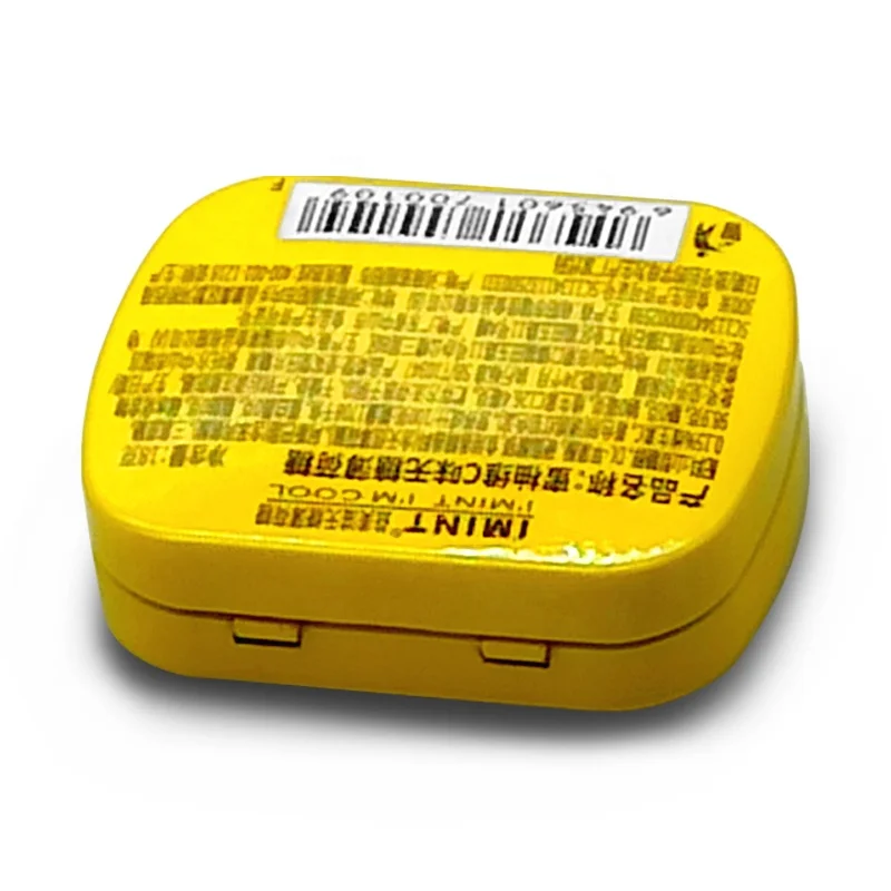popular  hinged lid mint  metal tin packing  box