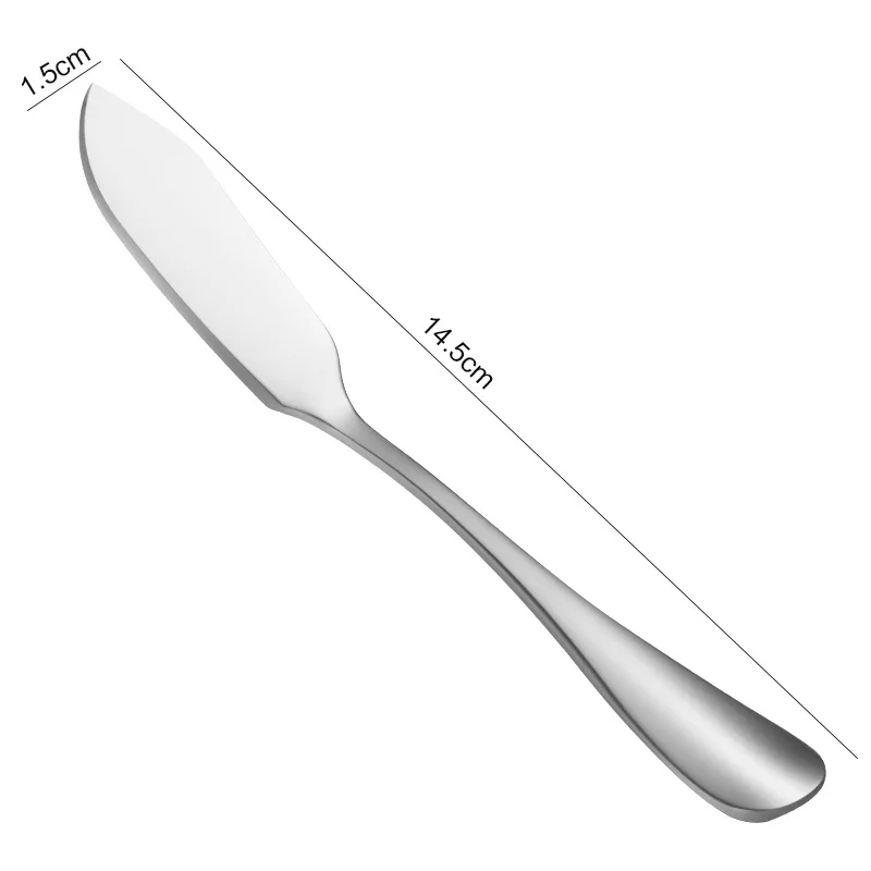 Classic Silver Metal Stainless Steel #410 Cutlery Peanut Butter or Cheese Knife Spreader